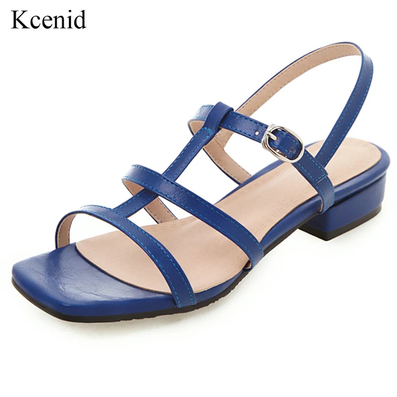 Kcenid Hot sale PU sandals women summer square heel gladiator sandals buckle strap concise shoes blue sandals for women big size
Kcenid Hot sale PU sandals women summer square heel gladiator sandals buckle strap concise shoes blue sandals for women big size
