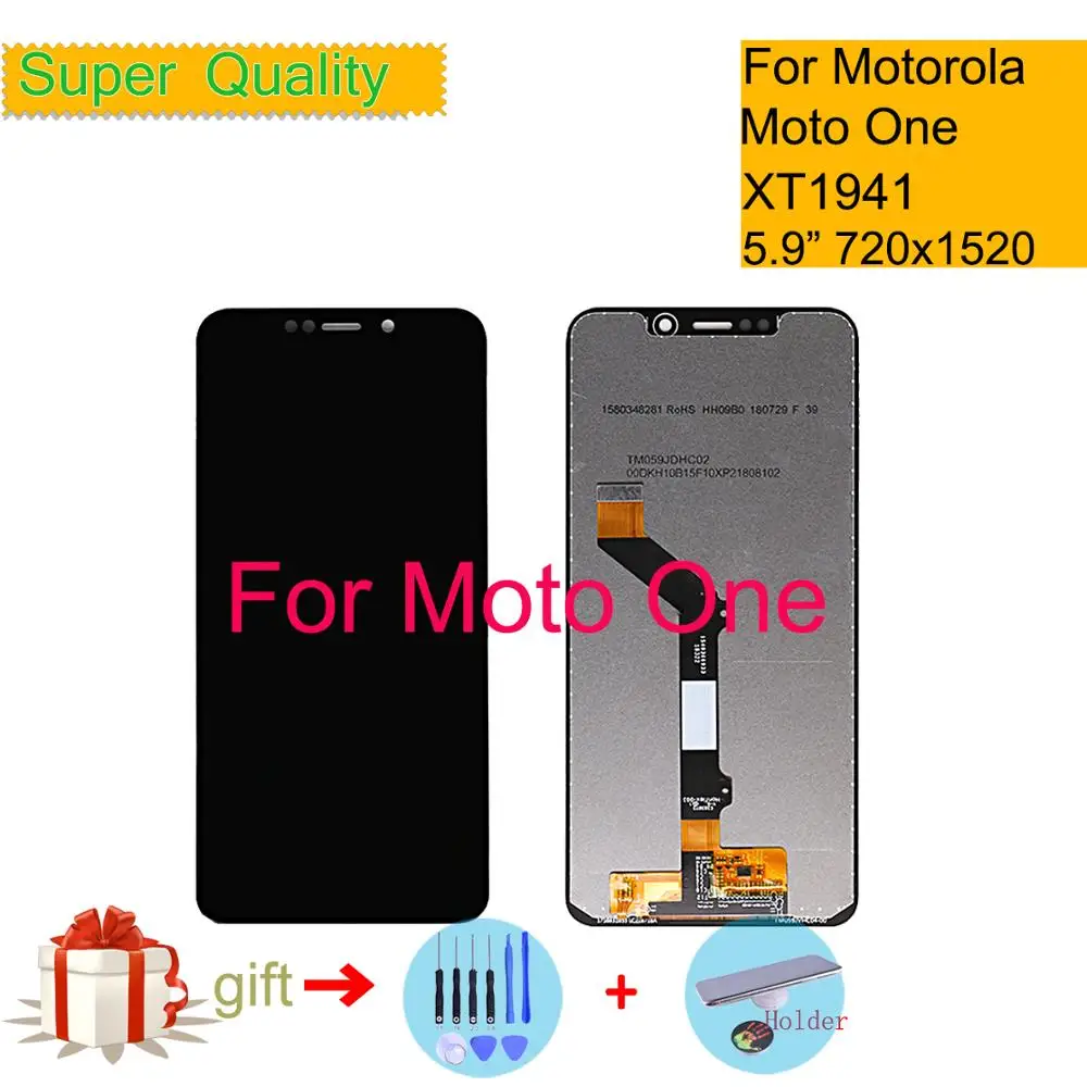 ORIGINAL 5.9" For Motorola Moto ONE XT1941 LCD Display Touch Screen Digitizer Sensor Complete LCD Assembly Monitor Module
ORIGINAL 5.9" For Motorola Moto ONE XT1941 LCD Display Touch Screen Digitizer Sensor Complete LCD Assembly Monitor Module