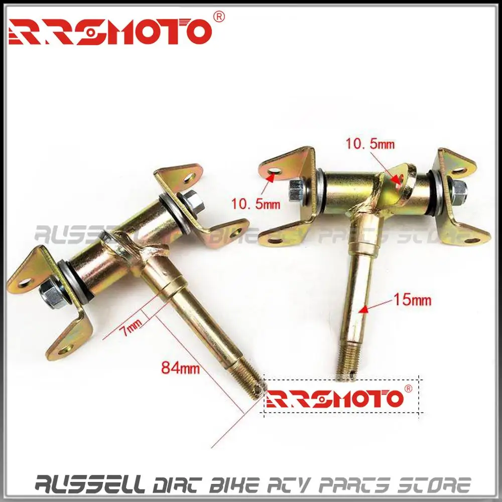 ATV Go kart Front Steering Strut Knuckle Spindle For China ATV 49cc 50cc 70cc 90cc 110cc Buggy UTV Quad Bike Parts
ATV Go kart Front Steering Strut Knuckle Spindle For China ATV 49cc 50cc 70cc 90cc 110cc Buggy UTV Quad Bike Parts