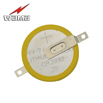 50pcs/lot CR2032 Tabs Solder Foot Soldering Welding Battery Coin Batteries 210mAh 3V Button 2032 Cell Battery OEM
50pcs/lot CR2032 Tabs Solder Foot Soldering Welding Battery Coin Batteries 210mAh 3V Button 2032 Cell Battery OEM