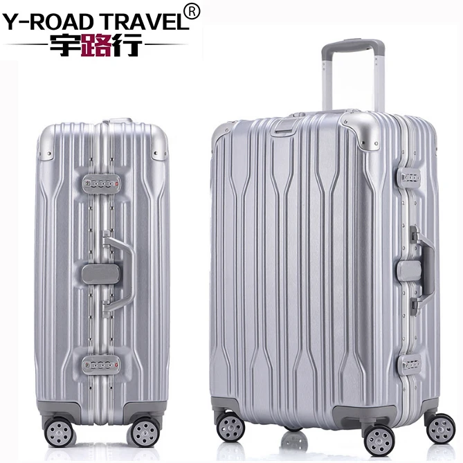 

20'24'26'28' Aluminum Frame Spinner luggage Carry-on cabin TSA Scratch Resistant Travel trolley Rolling luggage suitcase wheels