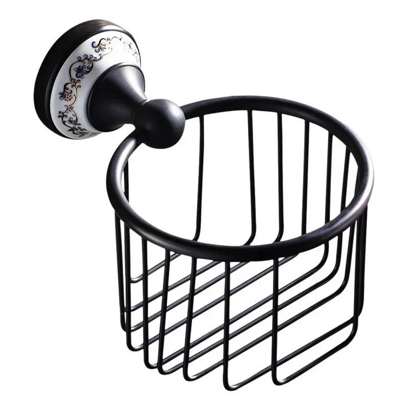 Oil Rubbed Bronze Bathroom Kitchen Toilet Roll Paper Tissue Holder Wall Mounted Paper Storage Basket Rack KD752
Oil Rubbed Bronze Bathroom Kitchen Toilet Roll Paper Tissue Holder Wall Mounted Paper Storage Basket Rack KD752