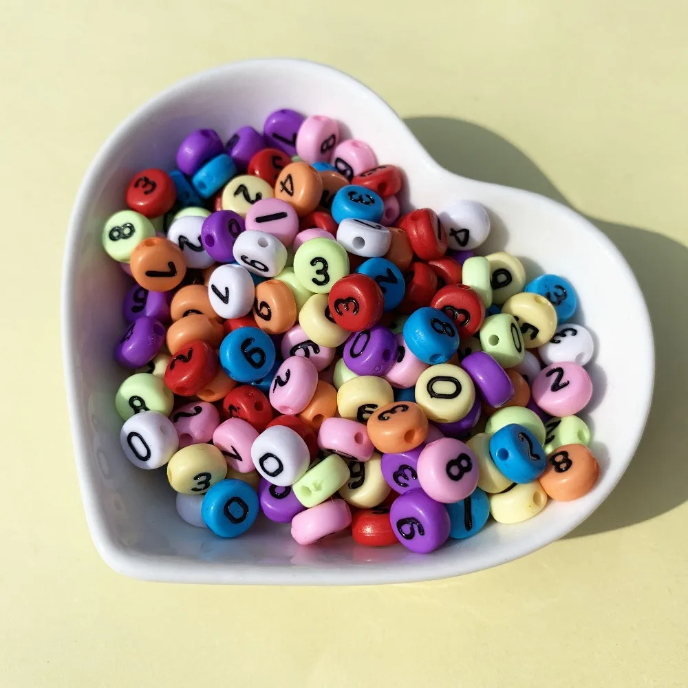Wholesale 3600pcs/lot 4*7MM Colorful with Black Number 0-9 Printing Jewelry Beads Palstic Acrylic Coin Flat Round Bracelet Beads
Wholesale 3600pcs/lot 4*7MM Colorful with Black Number 0-9 Printing Jewelry Beads Palstic Acrylic Coin Flat Round Bracelet Beads