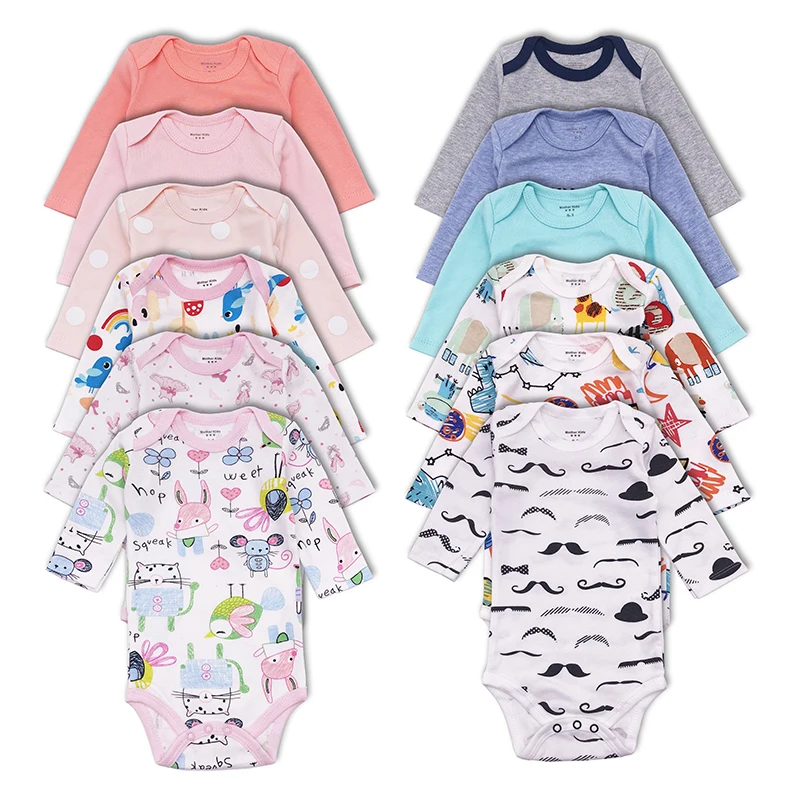 6 Pcs/lot Newborn baby clothes Cotton Long Sleeve Cartoon Baby Bodysuits Soft Infant Clothing toddler baby boy girl jumpsuits
6 Pcs/lot Newborn baby clothes Cotton Long Sleeve Cartoon Baby Bodysuits Soft Infant Clothing toddler baby boy girl jumpsuits