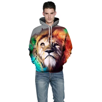 Lion Head Digital Printing Hoodies Fashion 3D Sweatshirts Print Color Lion Head Digital Printed Hoodies
Lion Head Digital Printing Hoodies Fashion 3D Sweatshirts Print Color Lion Head Digital Printed Hoodies