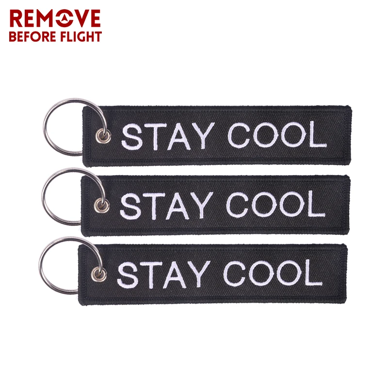 Wholesale Fashion Motorcycle Keychain Stay Cool AWESOME EVERYDAY Key Chains Black White Embroidery Key 20PCS for Valentine's Day
Wholesale Fashion Motorcycle Keychain Stay Cool AWESOME EVERYDAY Key Chains Black White Embroidery Key 20PCS for Valentine's Day
