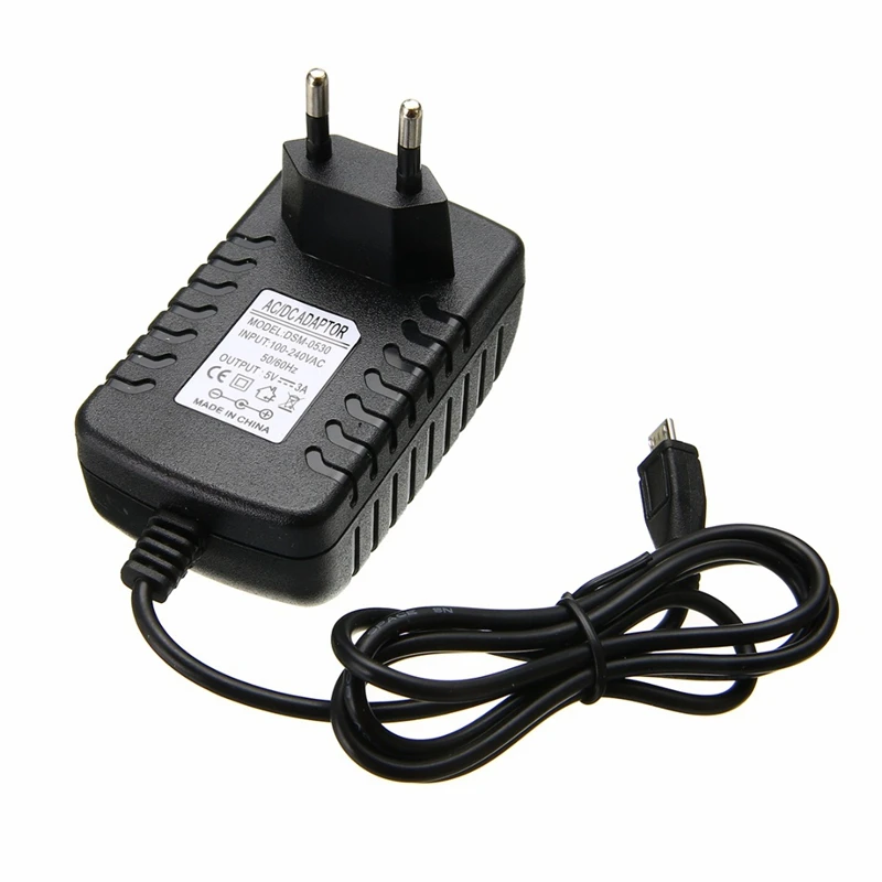 New Hot 5V 3A Micro USB Charger Power Supply Adapter EU/US Plug Micro USB Port for Raspberry Pi Tablet PC
New Hot 5V 3A Micro USB Charger Power Supply Adapter EU/US Plug Micro USB Port for Raspberry Pi Tablet PC
