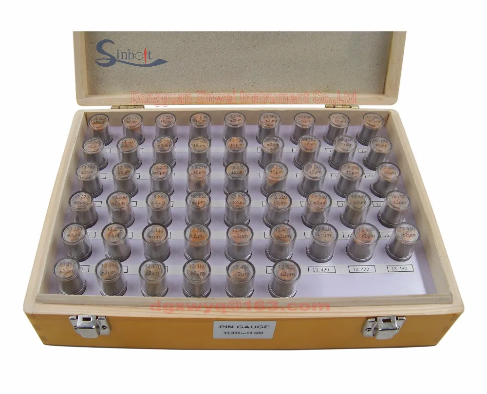 Pin Gauge ,Pin Gauge Set,13.000mm--14.000mm(Interval: 0.01,101pcs),fast delivery!
Pin Gauge ,Pin Gauge Set,13.000mm--14.000mm(Interval: 0.01,101pcs),fast delivery!