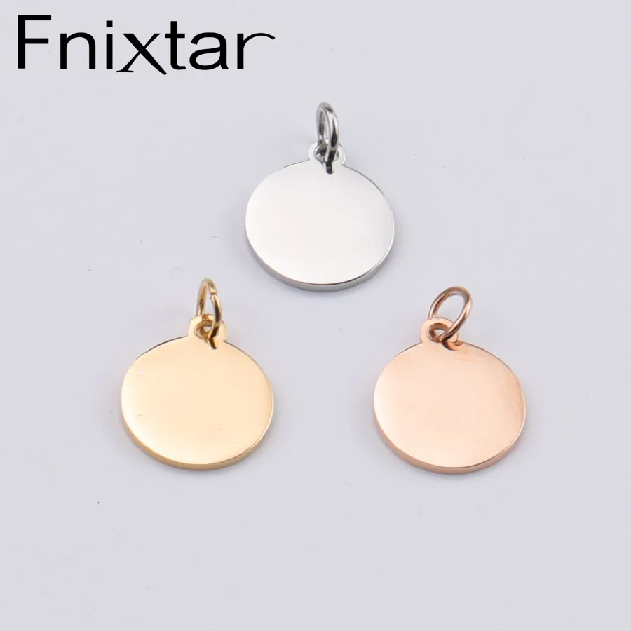 Fnixtar Stainless Steel Round Disc Charms Stamping Blanks for Personalized Jewelry Making Mirror Polished Charms 20piece/lot
Fnixtar Stainless Steel Round Disc Charms Stamping Blanks for Personalized Jewelry Making Mirror Polished Charms 20piece/lot
