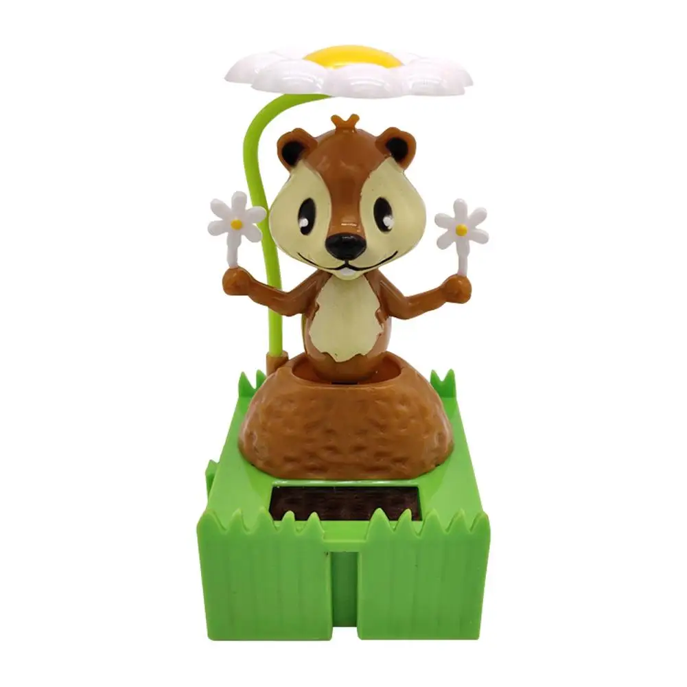 Creative Home Car Decor Solar Powered Dancing Animal Squirrel Swing Animated Dancer Educational Toys For Children Gifts
Creative Home Car Decor Solar Powered Dancing Animal Squirrel Swing Animated Dancer Educational Toys For Children Gifts