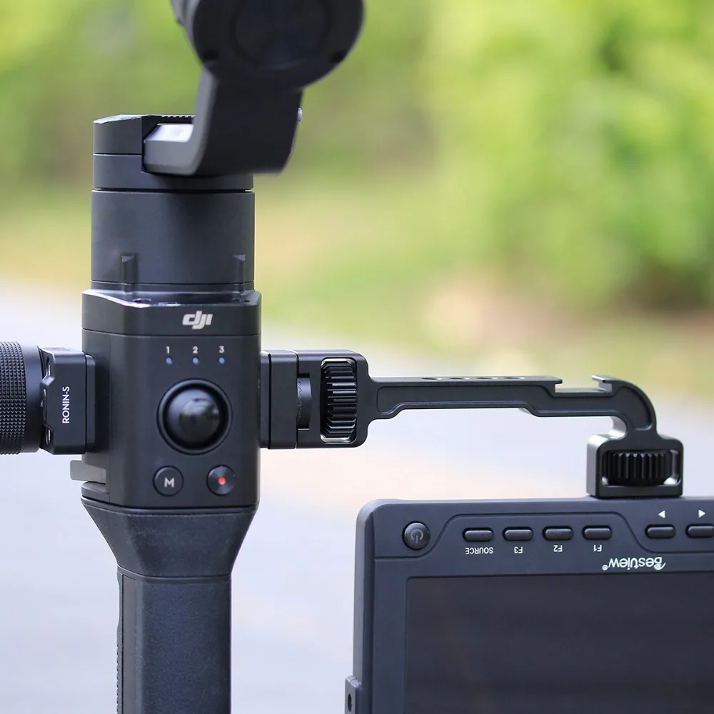 Specially Designed For DJI Ronin S Monitor Expansion Arm,360 Degree Adjust Angle Connect Rod Cold Shoe Mount for LED Fill Light
Specially Designed For DJI Ronin S Monitor Expansion Arm,360 Degree Adjust Angle Connect Rod Cold Shoe Mount for LED Fill Light