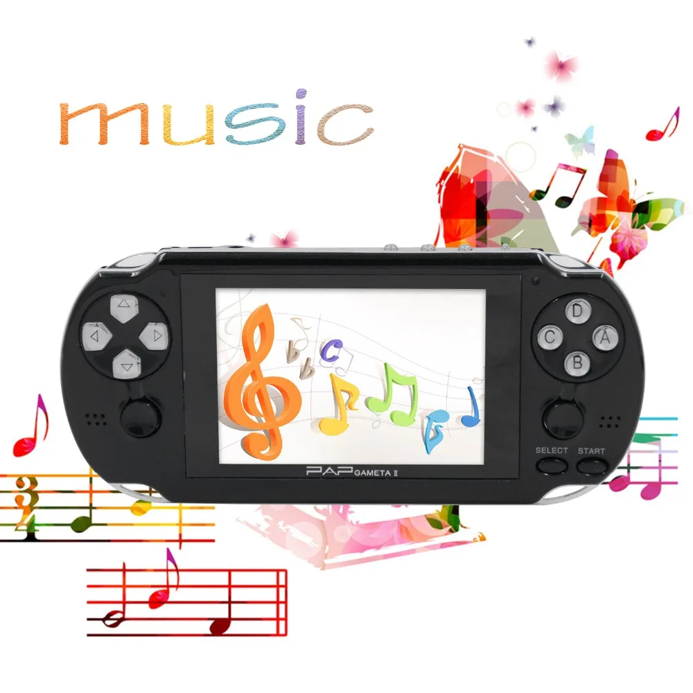 

PAP Gameta II Handheld Game Consoles Portable 64 Bit Retro Video Games Players Built in 16GB Support TV Out MP3 MP4 MP5 Camera