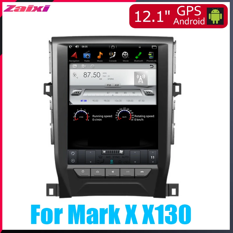 ZaiXi 12.1" Vertical screen android car gps multimedia video radio player in dash for Toyota Mark X X130 2011~2013 car navigaton
ZaiXi 12.1" Vertical screen android car gps multimedia video radio player in dash for Toyota Mark X X130 2011~2013 car navigaton