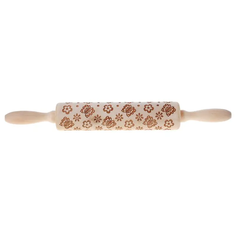 Easter Embossed Rolling Pin Carved Wood Baking Cookies Biscuit Fondant Cake Dough Roller Mold Butterfly Flowers Seal Stamp
Easter Embossed Rolling Pin Carved Wood Baking Cookies Biscuit Fondant Cake Dough Roller Mold Butterfly Flowers Seal Stamp
