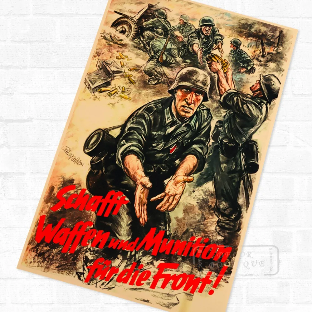WWII Old German History Battle Solider Vintage Retro Kraft Poster Decorative DIY Wall Stickers Home Bar Art Posters Decoration
WWII Old German History Battle Solider Vintage Retro Kraft Poster Decorative DIY Wall Stickers Home Bar Art Posters Decoration