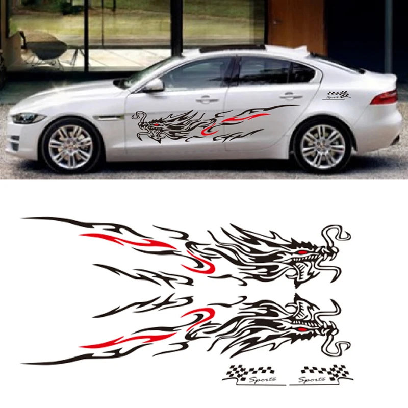 1 Set New 180cm Car Sticker Styling Dragon Flame Fire Decal Set Refitting Car Body Covers Car Accessories 3 Colors
1 Set New 180cm Car Sticker Styling Dragon Flame Fire Decal Set Refitting Car Body Covers Car Accessories 3 Colors