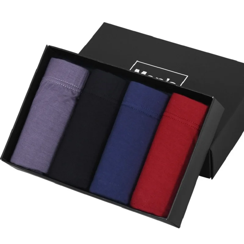4pcs/lot Men Underwear Boxer Modal Man Short Breathable Flexible Shorts Boxer Male Pants Underpants Soft Comfortable 4M25
4pcs/lot Men Underwear Boxer Modal Man Short Breathable Flexible Shorts Boxer Male Pants Underpants Soft Comfortable 4M25