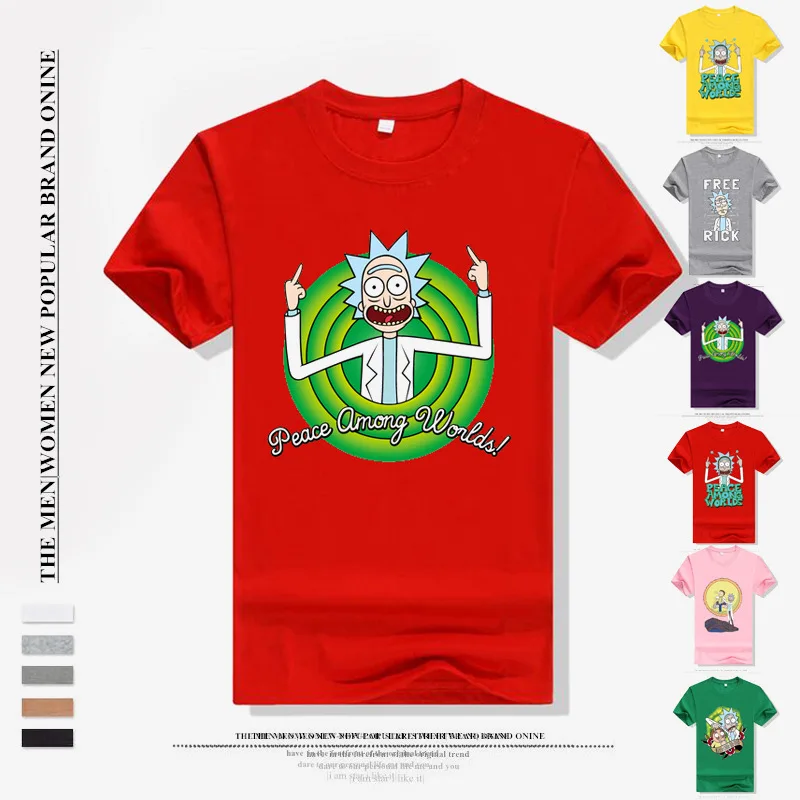 2019 New Rick And Morty Men And Women Large Size Short Sleeve T-Shirt Loose Casual Clothes G0712
2019 New Rick And Morty Men And Women Large Size Short Sleeve T-Shirt Loose Casual Clothes G0712