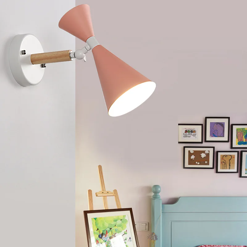 Nordic Creative Wall Lamps Iron Wood Wall Sconces Single Head Lights Indoor Lighting For Bedside Bathroom Living Room Bar
Nordic Creative Wall Lamps Iron Wood Wall Sconces Single Head Lights Indoor Lighting For Bedside Bathroom Living Room Bar