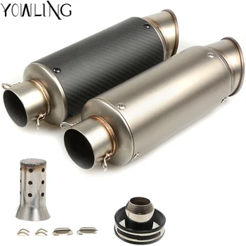 Motorcycle Exhaust Escape Moto Muffler Exhaust Pipe With Removable DB Killer GY6 CBR125 CB400 CB600 YZF R3 R6 fz1 mt03 s1000rr
Motorcycle Exhaust Escape Moto Muffler Exhaust Pipe With Removable DB Killer GY6 CBR125 CB400 CB600 YZF R3 R6 fz1 mt03 s1000rr