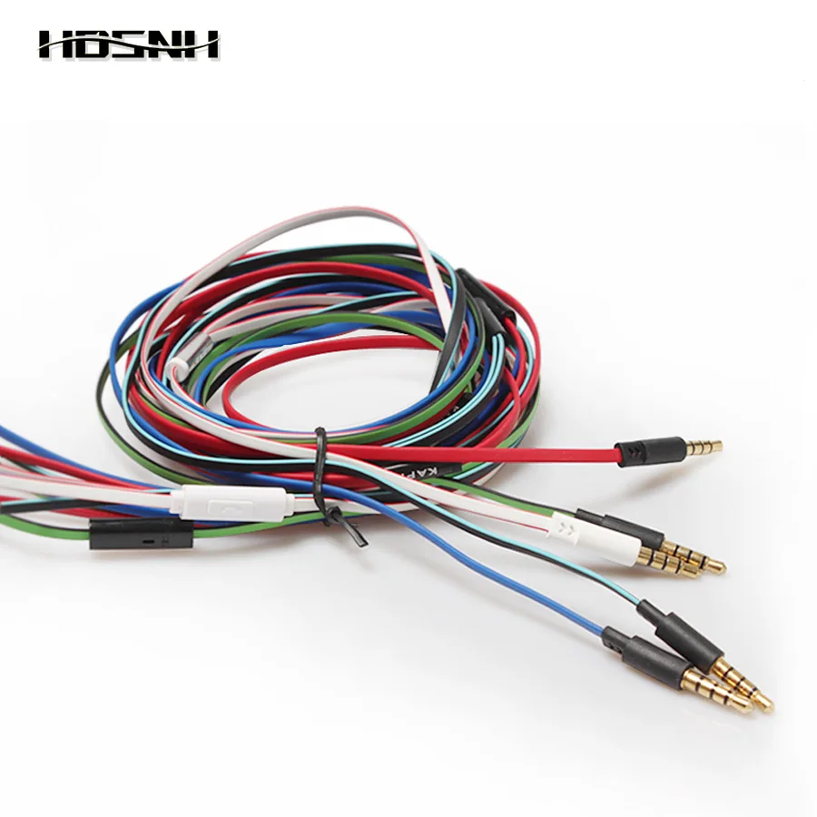 3.5mm DIY Earphone Audio Approx 1.25M Cable Noodles Headphone Cable With Microphone Repair Replacement Headphones Accessories
3.5mm DIY Earphone Audio Approx 1.25M Cable Noodles Headphone Cable With Microphone Repair Replacement Headphones Accessories