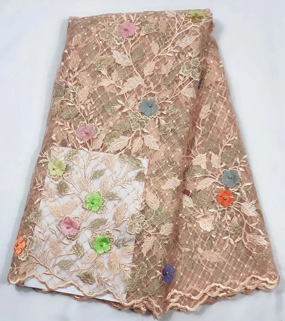 High Quality Nigerian Lace Fabrics With 3D applique African French Net Lace Fabric Embroidered Tulle Mesh Lace Fabric
High Quality Nigerian Lace Fabrics With 3D applique African French Net Lace Fabric Embroidered Tulle Mesh Lace Fabric