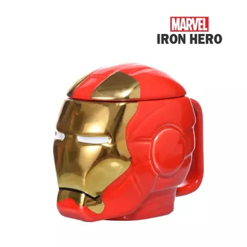 Marvel 3D iron man coffee mugs cool cups and mugs with cover home office tea milk mark kid gifts creative drinkware 
Marvel 3D iron man coffee mugs cool cups and mugs with cover home office tea milk mark kid gifts creative drinkware