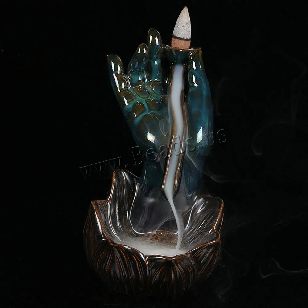 Фото Ароматическая горелка для ручной работы с Буддой держатель ароматических