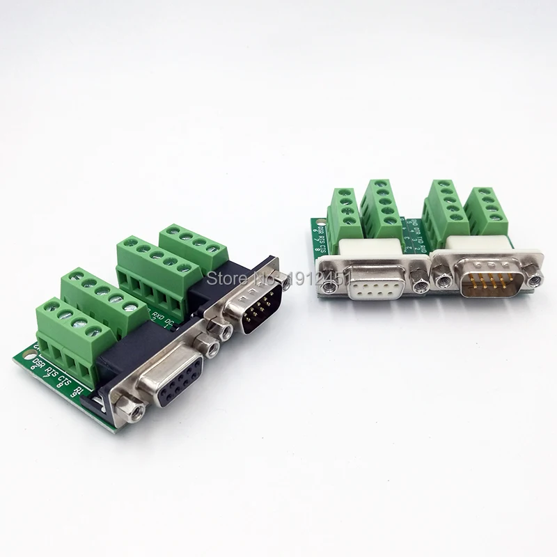 DB9 connector RS232 RS485 COM Signals Terminal Module Interface Converter adapter data Male Female D Sub
DB9 connector RS232 RS485 COM Signals Terminal Module Interface Converter adapter data Male Female D Sub