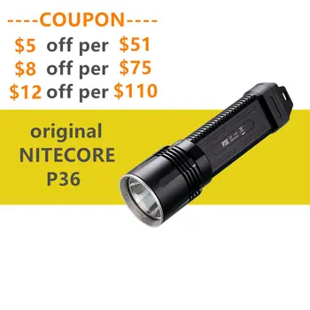 CP Nitecore P36 flashlight CREE MT-G2 LED 2000 lumens +2 xNL186 rechargeable 18650 battery
CP Nitecore P36 flashlight CREE MT-G2 LED 2000 lumens +2 xNL186 rechargeable 18650 battery