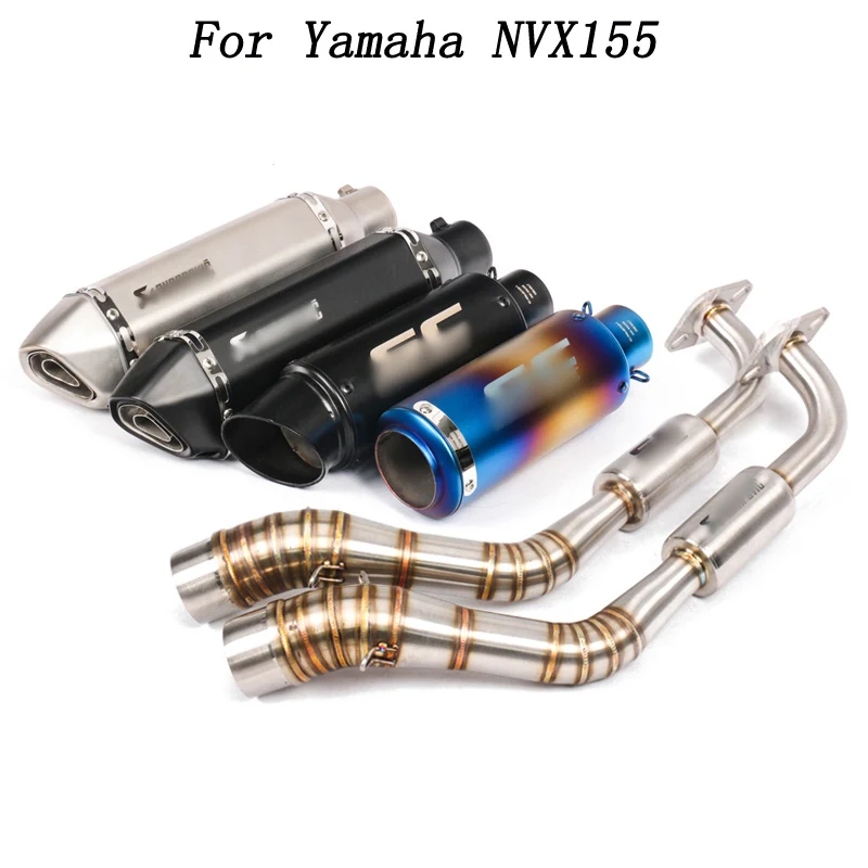 Motorcycle nvx155 AEROX155 Exhaust Conenct Middle Pipe and carbon fiber Muffler Full System For yamaha nvx155 AEROX155 Exhaust
Motorcycle nvx155 AEROX155 Exhaust Conenct Middle Pipe and carbon fiber Muffler Full System For yamaha nvx155 AEROX155 Exhaust