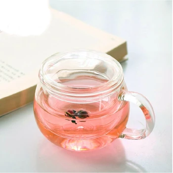 300ML Creative Heat-resistant Glass Flower Tea Cup Mug with Single Layer Cup Milk Breakfast Cup Juice Cold Drink Cup
300ML Creative Heat-resistant Glass Flower Tea Cup Mug with Single Layer Cup Milk Breakfast Cup Juice Cold Drink Cup