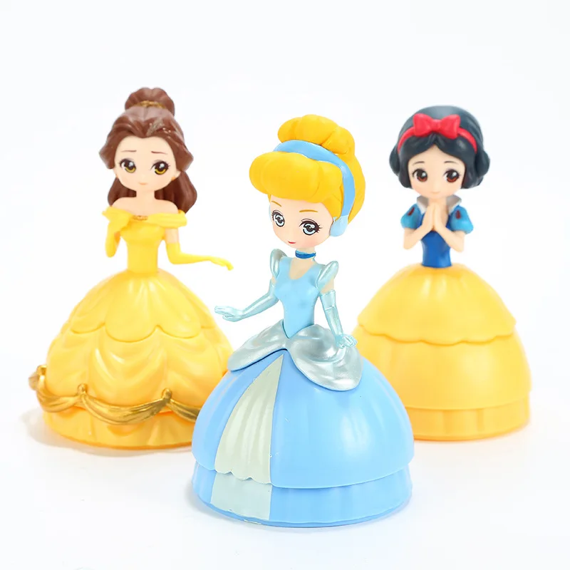 3pcs/set Princess Dolls DIY Egg bebek Surprise Princess Ball PVC Action Figures Baby Kids toy
3pcs/set Princess Dolls DIY Egg bebek Surprise Princess Ball PVC Action Figures Baby Kids toy