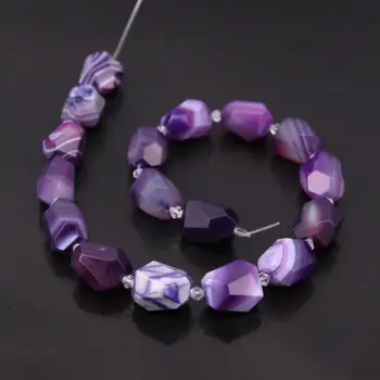 15.5"strand Natural Purple Achate Faceted Nugget Loose Beads,Cut Striped Agates Onxy Spacer Pendant Necklace Charm Jewelry
15.5"strand Natural Purple Achate Faceted Nugget Loose Beads,Cut Striped Agates Onxy Spacer Pendant Necklace Charm Jewelry