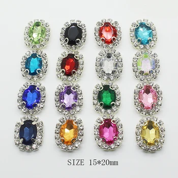 Wholesale Price 10Pcs/Lot 15*20MM Acrylic Jewelry Accessories Metal Handwork Wedding Dress Fitting DIY Creative Production Craft
Wholesale Price 10Pcs/Lot 15*20MM Acrylic Jewelry Accessories Metal Handwork Wedding Dress Fitting DIY Creative Production Craft