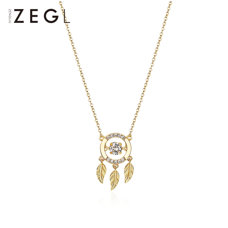 ZEGL 925 Silver 2020 Beautiful Necklace Gold Color Leaf Zircon Clavicle Chain Pendant Necklace Women Accessories
ZEGL 925 Silver 2020 Beautiful Necklace Gold Color Leaf Zircon Clavicle Chain Pendant Necklace Women Accessories