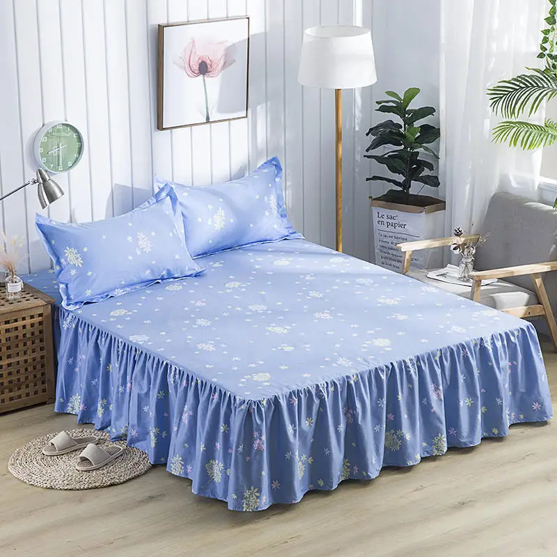 New Waterproof Blue Flowers Printing Bed Skirt With Surface Bed Mattress Cover Sheet Home Textile Bed Linens(43cm Height)
New Waterproof Blue Flowers Printing Bed Skirt With Surface Bed Mattress Cover Sheet Home Textile Bed Linens(43cm Height)
