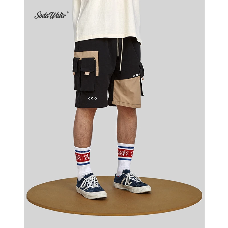 SODAWATER 2019 Men's Classic Mid-Waist Casual Shorts Stitching Pocket Sportswear Straight Loose Shorts XXL 9315S
SODAWATER 2019 Men's Classic Mid-Waist Casual Shorts Stitching Pocket Sportswear Straight Loose Shorts XXL 9315S