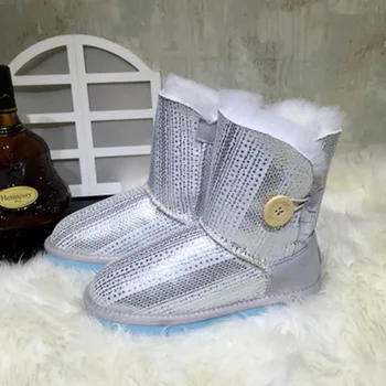 2019 Fashion Genuine Sheepskin Leather Snow Boots Natural Fur Winter Boots Waterproof Warm 100% Wool Boots Women Boots
2019 Fashion Genuine Sheepskin Leather Snow Boots Natural Fur Winter Boots Waterproof Warm 100% Wool Boots Women Boots