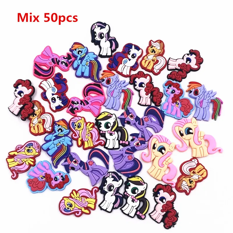 50Pcs My little Poni Horse Unicorn PVC Flatback Diy accessories hair clips bookmarks Crafts jewelry charms Kid Toy Pendant
50Pcs My little Poni Horse Unicorn PVC Flatback Diy accessories hair clips bookmarks Crafts jewelry charms Kid Toy Pendant