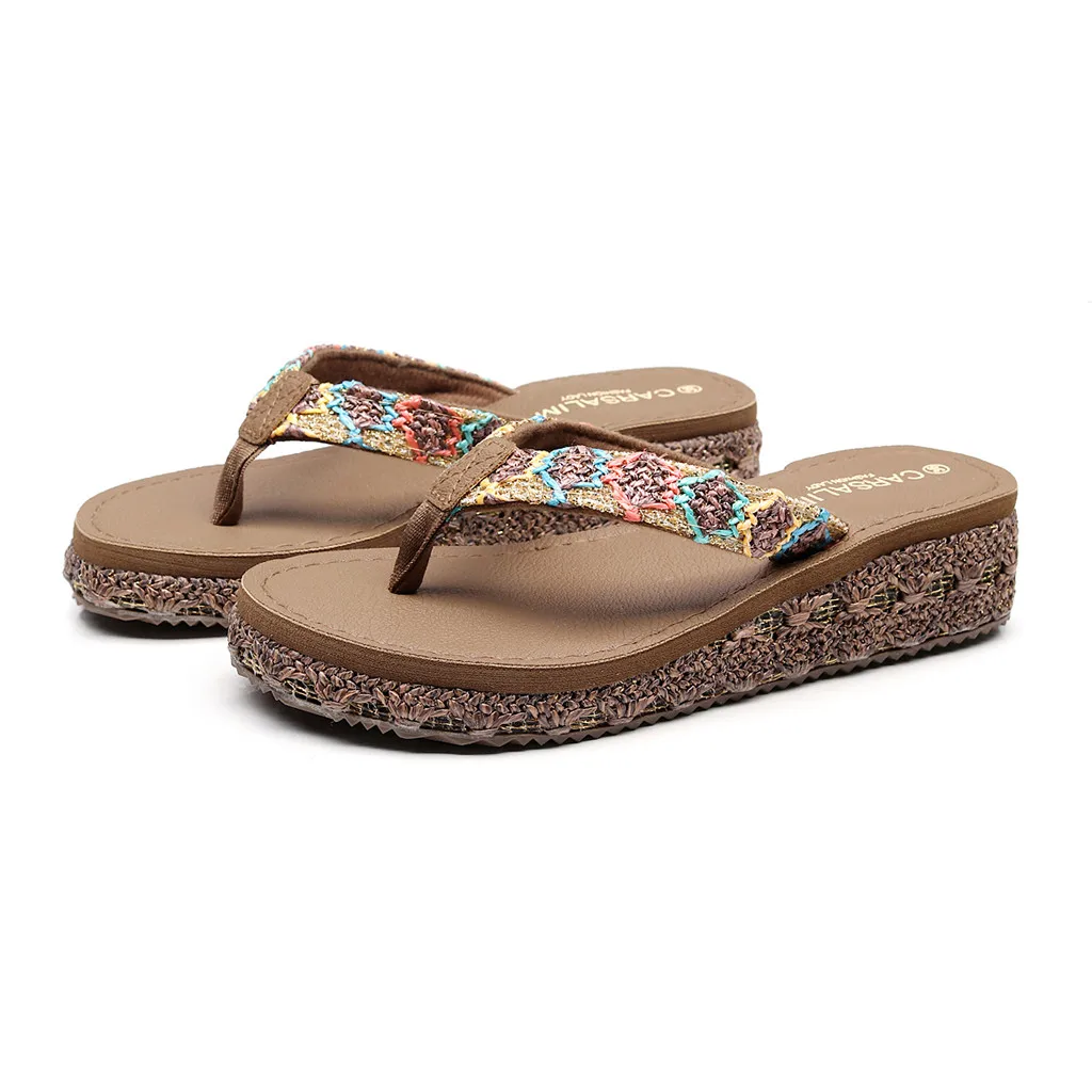 SAGACE Fashion Ladies Slipper Flat with Shoes Women Ladies Flip-Flops Wedges Loafer Causal Beach Slipper Shoes Sandals
SAGACE Fashion Ladies Slipper Flat with Shoes Women Ladies Flip-Flops Wedges Loafer Causal Beach Slipper Shoes Sandals