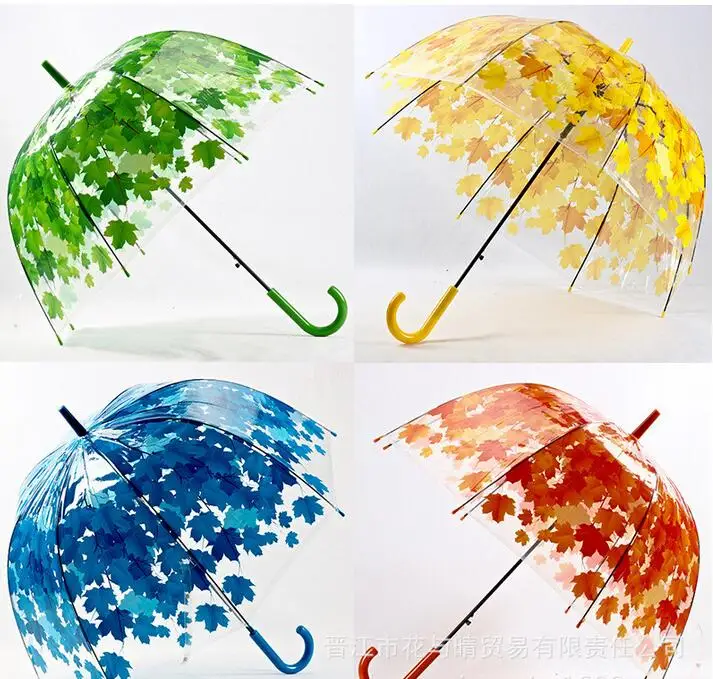 60pcs/lot Transparent Thicken PVC Mushroom Green Leaves Rain Clear Leaf Bubble Umbrella
60pcs/lot Transparent Thicken PVC Mushroom Green Leaves Rain Clear Leaf Bubble Umbrella