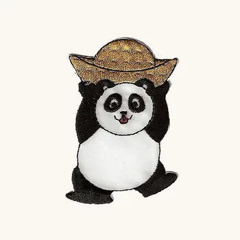 Embroidery Lovely Panda Patches Personalized Cloth Labels Twill with Flat Border and Iron On Backing Accept Custom MOQ50pcs
Embroidery Lovely Panda Patches Personalized Cloth Labels Twill with Flat Border and Iron On Backing Accept Custom MOQ50pcs