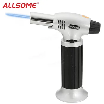 ALLSOME Windproof Creme Brulee Culinary Butane Gas Refillable cook Torch Jet Flame Lighter Flame Blow Torch Flamethrower
ALLSOME Windproof Creme Brulee Culinary Butane Gas Refillable cook Torch Jet Flame Lighter Flame Blow Torch Flamethrower