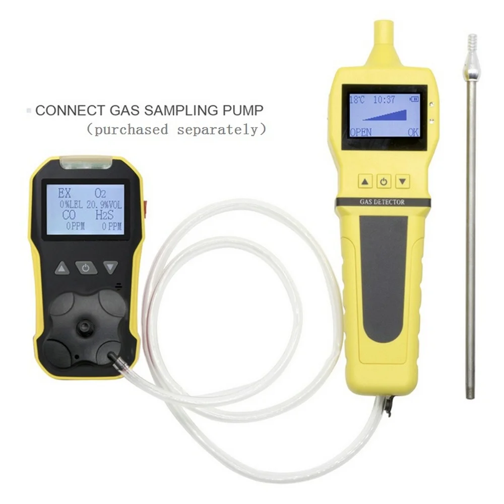 H2S O2 CO LEL 4 In 1Gas Analyzer Portable Monitor Industrial sensor Combustible Gas Leakage Sensor Triple alarm Gas Detector
H2S O2 CO LEL 4 In 1Gas Analyzer Portable Monitor Industrial sensor Combustible Gas Leakage Sensor Triple alarm Gas Detector
