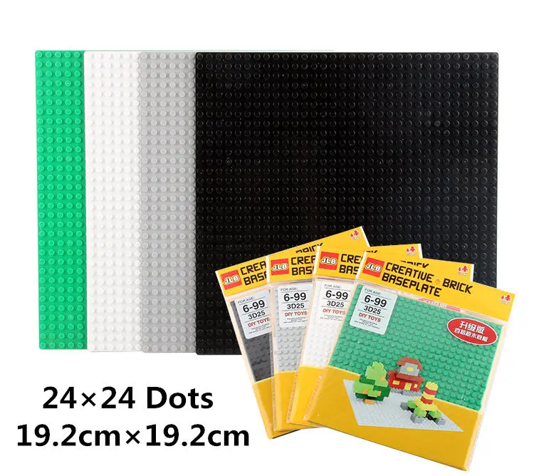 24*24 Dots DIY Building Blocks bottom plate Toys ninjago Educational Base Plate Anime Floors Compatible With LegoINGl for gift
24*24 Dots DIY Building Blocks bottom plate Toys ninjago Educational Base Plate Anime Floors Compatible With LegoINGl for gift