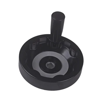 Black Plastic Diameter 125mm Hole 12mm Lathe Milling Machine Inside Ripple Hand Wheel With Revolving Handle Grip
Black Plastic Diameter 125mm Hole 12mm Lathe Milling Machine Inside Ripple Hand Wheel With Revolving Handle Grip