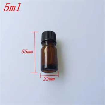 10 pcs 22x55 mm Brown Glass Essential Oil Bottles With Black Plastic Common Screw Cap DIY 5 ml Empty Sealed Bottles Containers
10 pcs 22x55 mm Brown Glass Essential Oil Bottles With Black Plastic Common Screw Cap DIY 5 ml Empty Sealed Bottles Containers