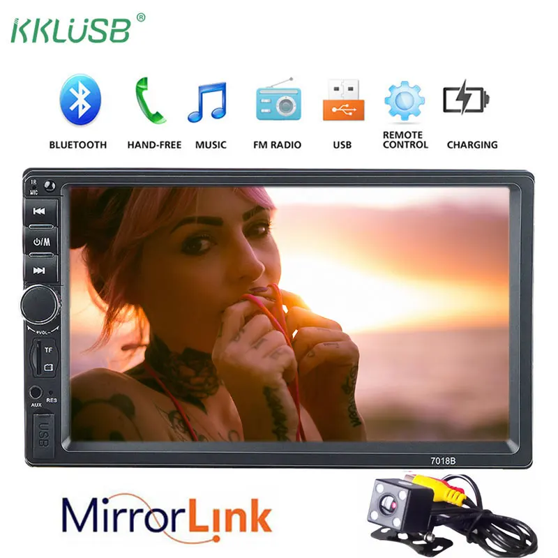 2 din Car Radio 7" HD Autoradio Multimedia Player 2DIN Touch Screen Auto audio Car Stereo MP5 Bluetooth USB TF FM Camera
2 din Car Radio 7" HD Autoradio Multimedia Player 2DIN Touch Screen Auto audio Car Stereo MP5 Bluetooth USB TF FM Camera
