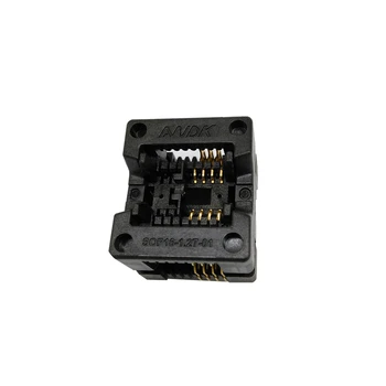 SOP8 SOIC8 SO8 Burn in Socket Pitch 1.27mm IC Body Width 3.9mm 150mil IC Test Socket Adapter
SOP8 SOIC8 SO8 Burn in Socket Pitch 1.27mm IC Body Width 3.9mm 150mil IC Test Socket Adapter